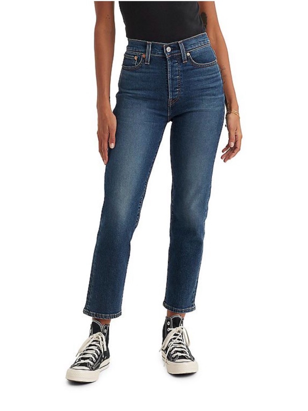 Levi's Wedgie High-Rise Straight Leg Jeans